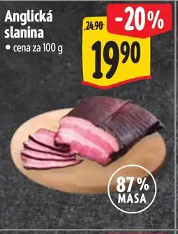 Albert Anglická slanina nabídka