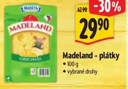 Albert MADETA Madeland - plátky nabídka