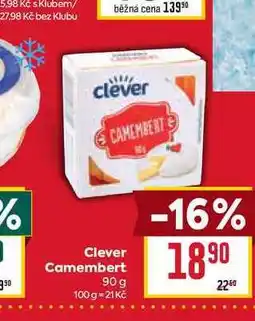 Billa Clever Camembert 90 g nabídka
