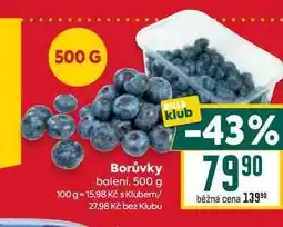 Billa Borůvky baleni, 500 g nabídka