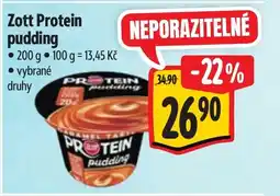 Albert ZOTT Protein pudding nabídka
