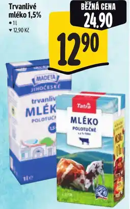 Albert TATRA Trvanlivé mléko 1,5% nabídka
