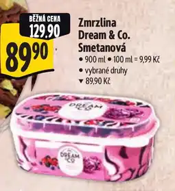 Albert Zmrzlina Dream & Co. Smetanová nabídka