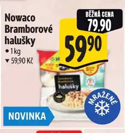 Albert NOWACO Bramborové halušky nabídka