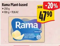 Albert Rama Plant-based nabídka