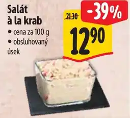 Albert Salát à la krab nabídka