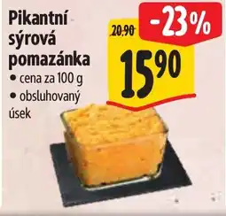 Albert Pikantní sýrová pomazánka nabídka