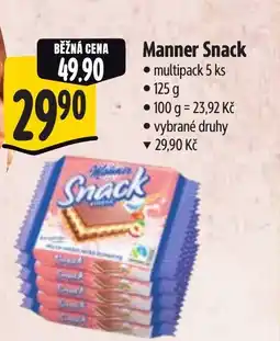 Albert Manner Snack nabídka