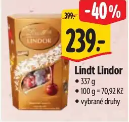 Albert Lindt Lindor nabídka