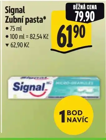 Albert Signal Zubní pasta nabídka