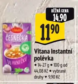 Albert Vitana Instantní polévka nabídka