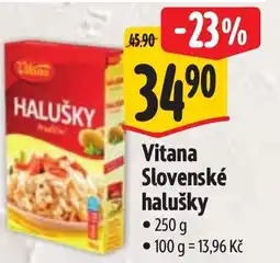 Albert Vitana Slovenské halušky nabídka
