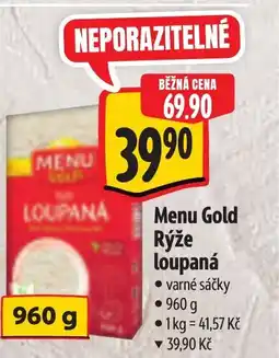 Albert Menu Gold Rýže loupaná nabídka