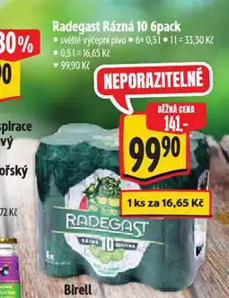 Albert Pivo radegast rázná 10 nabídka