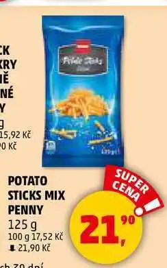 Penny Market POTATO STICKS MIX PENNY, 125 g nabídka