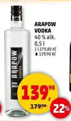 Penny Market ARAPOW VODKA 40% alk., 0,5 l nabídka