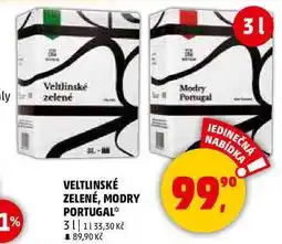 Penny Market VELTLINSKÉ ZELENÉ, MODRY PORTUGAL, 3 l nabídka