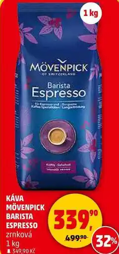 Penny Market KÁVA MÖVENPICK BARISTA ESPRESSO zrnková, 1 kg nabídka