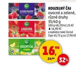 Penny Market KOUZELNÝ ČAJ ovocné a zelené, různé druhy, 35/40 g nabídka