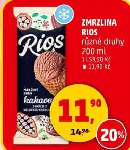 Penny Market ZMRZLINA RIOS různé druhy, 200 ml nabídka
