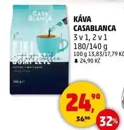 Penny Market KÁVA CASABLANCA 3 v 1, 2 v 1, 180/140 g nabídka