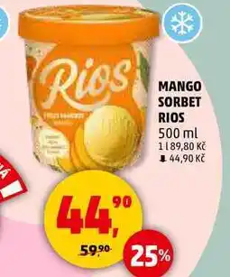 Penny Market MANGO SORBET RIOS, 500 ml nabídka