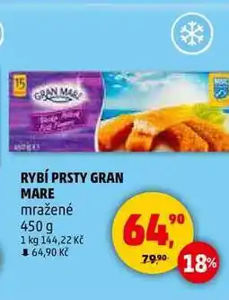 Penny Market RYBÍ PRSTY GRAN MARE mražené, 450 g nabídka