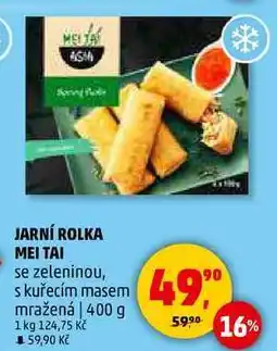 Penny Market JARNÍ ROLKA ΜΕΙ ΤΑΙ se zeleninou, s kuřecím masem mražená, 400 g nabídka