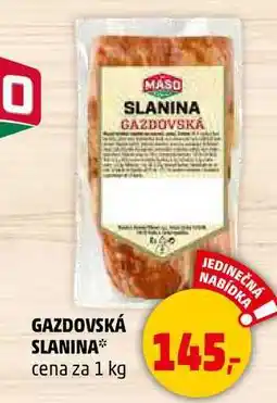 Penny Market GAZDOVSKÁ SLANINA, 1 kg nabídka