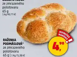 Penny Market RAŽENKA PODMÁSLOVÁ ze zmrazeného polotovaru, 65 g nabídka