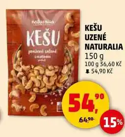 Penny Market KEŠU UZENÉ NATURALIA, 150 g nabídka