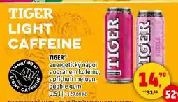 Penny Market TIGER energetický nápoj s obsahem kofeinu, s příchutí meloun, bubble gum, 0,5 l nabídka