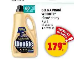 Penny Market GEL NA PRANÍ WOOLITE různé druhy, 3,6 l nabídka