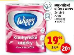 Penny Market KUCHYŇSKÉ UTĚRKY WIPPY 2vrstvé, 22 m nabídka