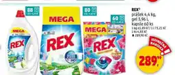 Penny Market REX prášek, 4,4 kg, gel 3,96 l, kapsle 60 ks nabídka