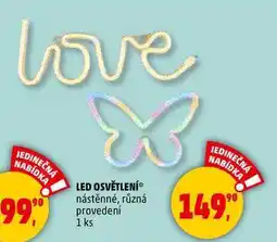 Penny Market LED OSVĚTLENÍ nástěnné, různá provedení, 1 ks nabídka