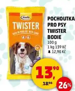 Penny Market POCHOUTKA PRO PSY TWISTER BODIE, 100 g nabídka