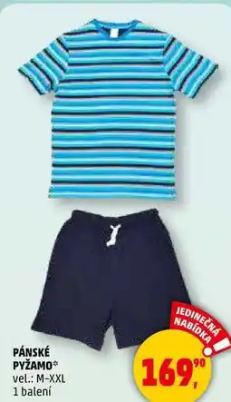 Penny Market PÁNSKÉ PYŽAMO vel.: M-XXL, 1 balení nabídka