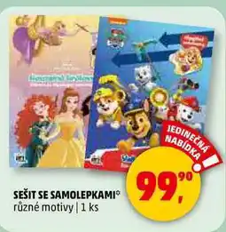 Penny Market SEŠIT SE SAMOLEPKAMI různé motivy, 1 ks nabídka