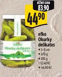 Albert Elko okurky delikates nabídka