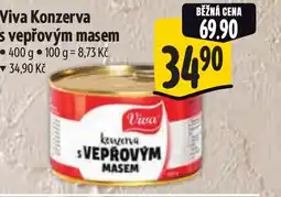Albert Viva Konzerva s vepřovým masem nabídka