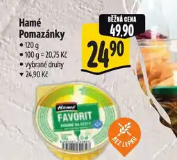 Albert Hamé Pomazánky nabídka