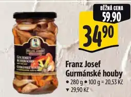 Albert Franz Josef Gurmánské houby nabídka