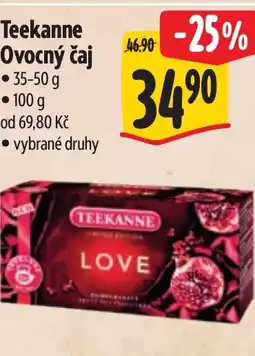 Albert Teekanne Ovocný čaj nabídka