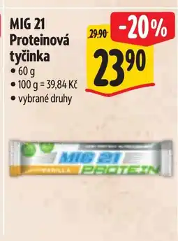 Albert MIG 21 Proteinová tyčinka nabídka