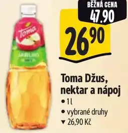Albert Toma Džus, nektar a nápoj nabídka