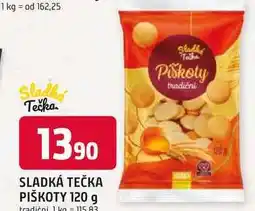 Trefa SLADKÁ TEČKA PIŠKOTY 120 g nabídka