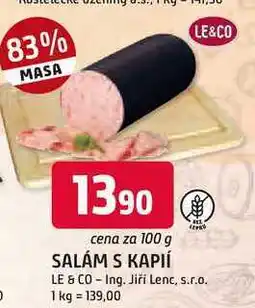Trefa SALÁM S KAPIÍ 100 g nabídka