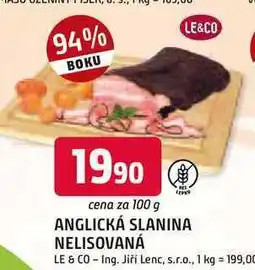 Trefa ANGLICKÁ SLANINA NELISOVANÁ 100g nabídka