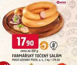 Trefa FARMÁŘSKÝ TOČENÝ SALÁM 100g nabídka